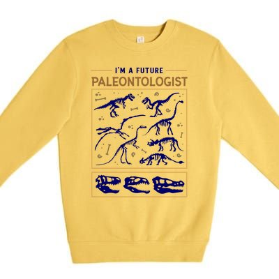 Im A Future Paleontologist Premium Crewneck Sweatshirt