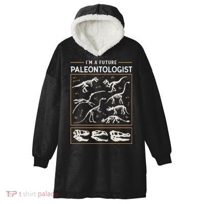 Im A Future Paleontologist Hooded Wearable Blanket
