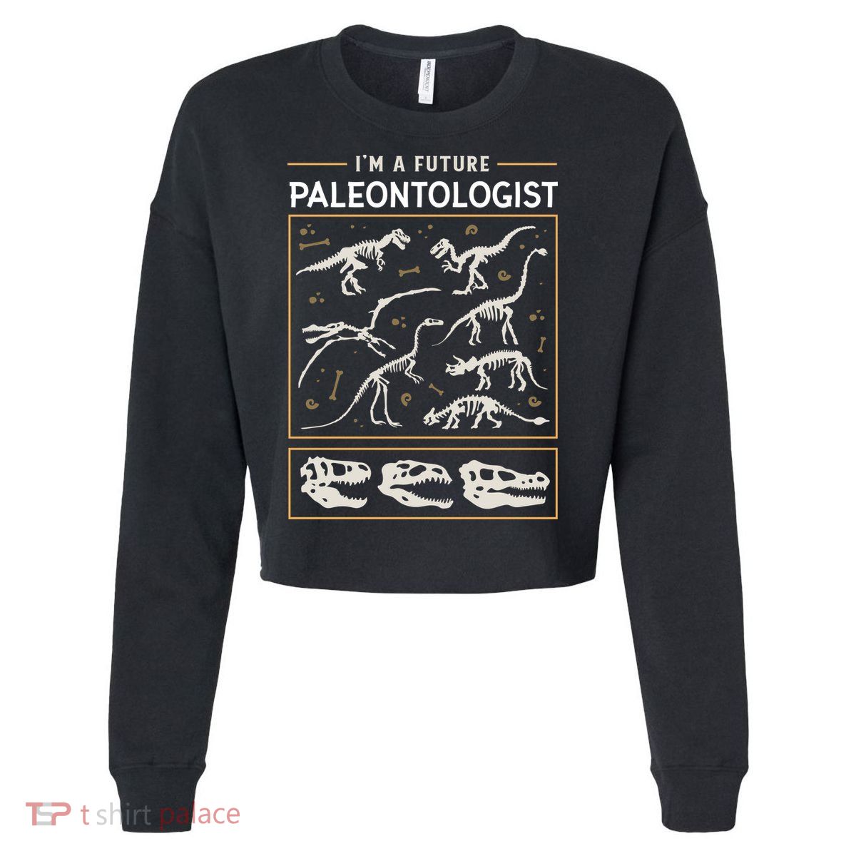 Im A Future Paleontologist Cropped Pullover Crew