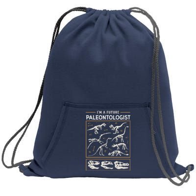 Im A Future Paleontologist Sweatshirt Cinch Pack Bag