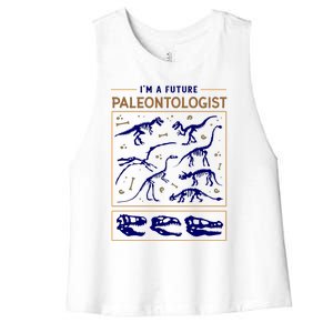 Im A Future Paleontologist Women's Racerback Cropped Tank