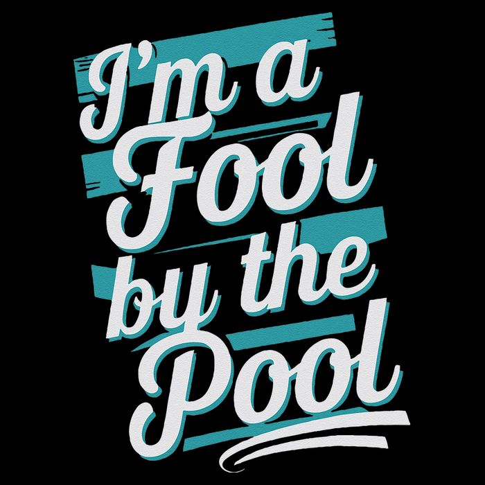 IM A Fool By The Pool Funny Swimming Team Swim Lover Joke Sustainable Bucket Hat