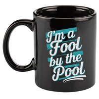 IM A Fool By The Pool Funny Swimming Team Swim Lover Joke 11oz C Handle Ceramic Mug