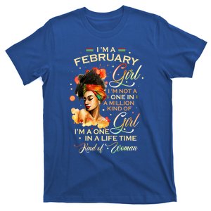 Im A February Black Aquarius Birthday Funny Gift Meaningful Gift T-Shirt