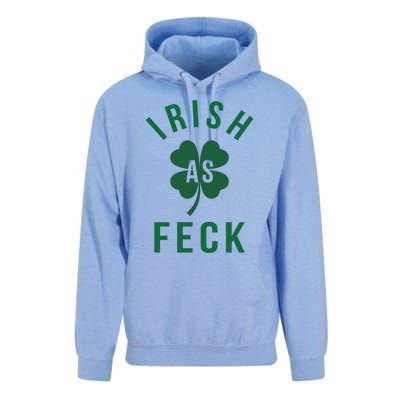 Irish As Feck Green Lucky Shamrock St Patrick's Day Gift Unisex Surf Hoodie