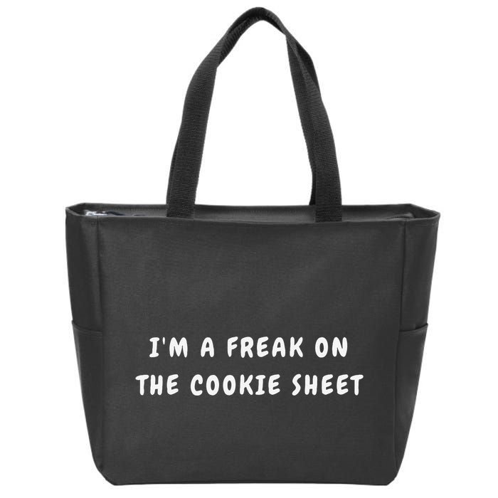 IM A Freak On The Cookie Sheet Matching Christmas Zip Tote Bag