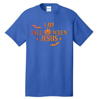 I Am Falloween Jesus Cute Christian Faith Halloween Meaningful Gift Tall T-Shirt