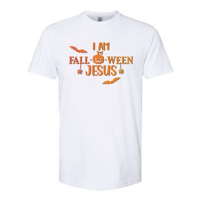 I Am Falloween Jesus Cute Christian Faith Halloween Meaningful Gift Softstyle CVC T-Shirt