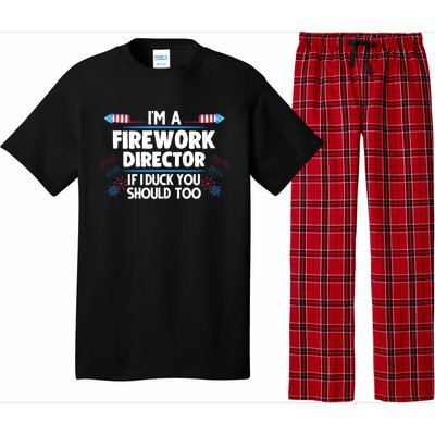 Im A Firework Director 4th Of July Gift Pajama Set