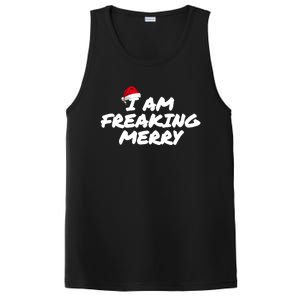 I Am Freaking Merry Christmas Cool Gift PosiCharge Competitor Tank