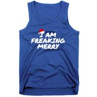 I Am Freaking Merry Christmas Cool Gift Tank Top