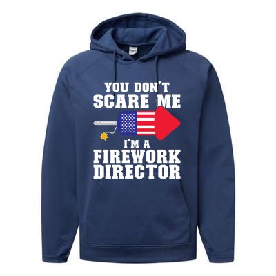 Im A Firework Director Firework Director Gift Performance Fleece Hoodie