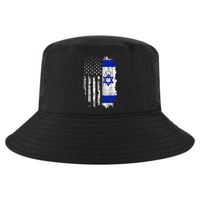 Israeli American Flag Pride Israel USA Israeli Cool Comfort Performance Bucket Hat