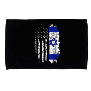 Israeli American Flag Pride Israel USA Israeli Microfiber Hand Towel