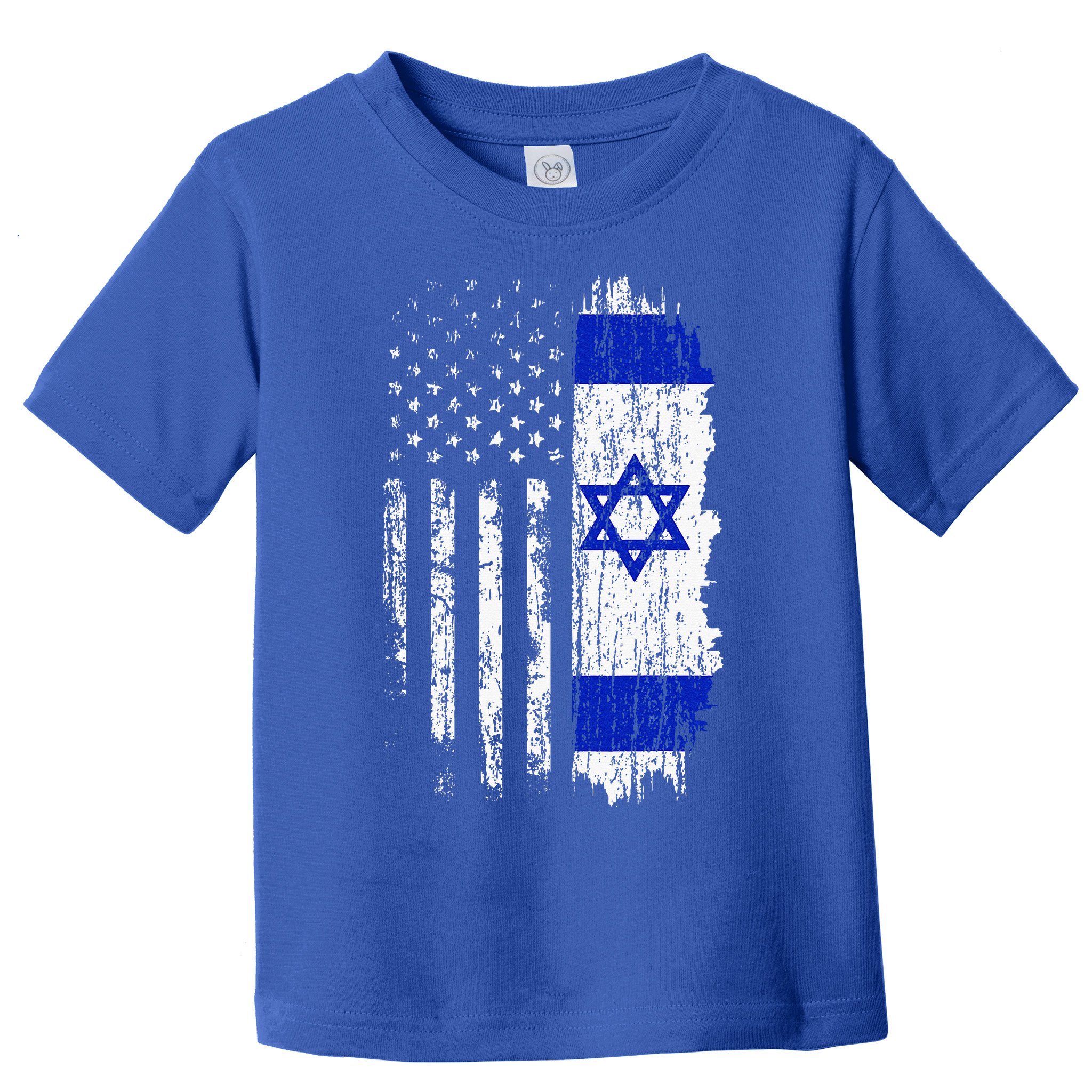 Israeli American Flag Pride Israel USA Israeli Toddler T-Shirt