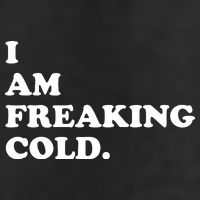 I Am Freaking Cold Funny 25L Jumbo Tote