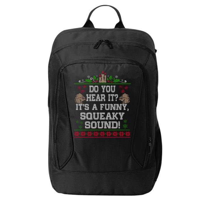 It's A Funny Squeaky Sound Christmas Squirrel City Backpack