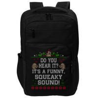 It's A Funny Squeaky Sound Christmas Squirrel Impact Tech Backpack