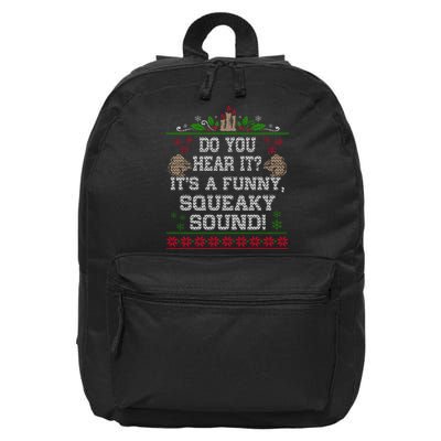 It's A Funny Squeaky Sound Christmas Squirrel 16 in Basic Backpack