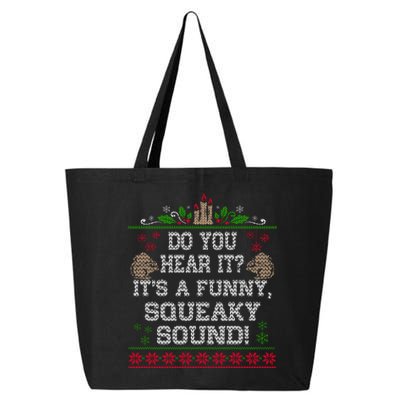 It's A Funny Squeaky Sound Christmas Squirrel 25L Jumbo Tote