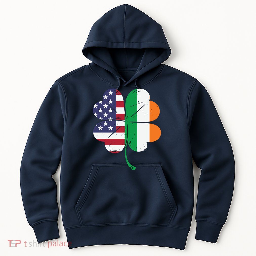 Irish American Flag St Patricks Day Hoodie