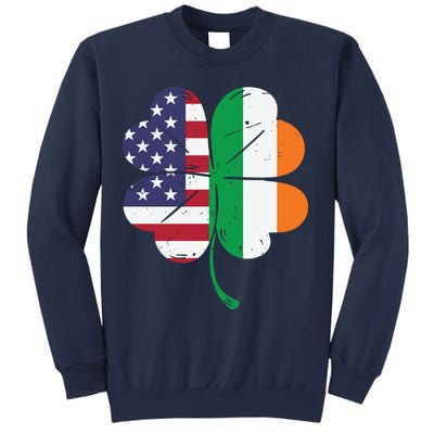 Irish American Flag St Patricks Day Sweatshirt