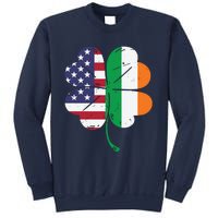 Irish American Flag St Patricks Day Sweatshirt