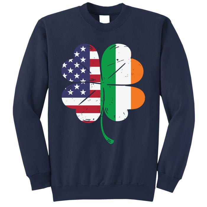 Irish American Flag St Patricks Day Sweatshirt