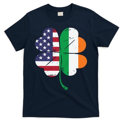 Irish American Flag St Patricks Day T-Shirt