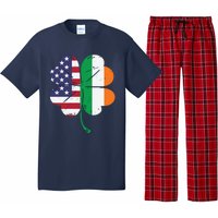 Irish American Flag St Patricks Day Pajama Set