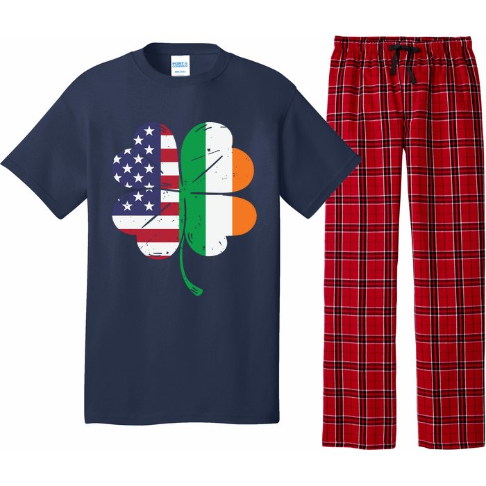 Irish American Flag St Patricks Day Pajama Set