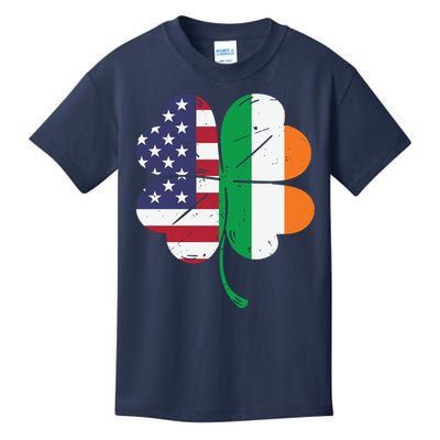 Irish American Flag St Patricks Day Kids T-Shirt