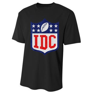 IDC American Football Lover 1 funny sport Performance Sprint T-Shirt