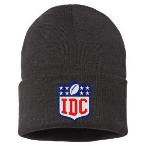 IDC American Football Lover 1 funny sport Sustainable Knit Beanie