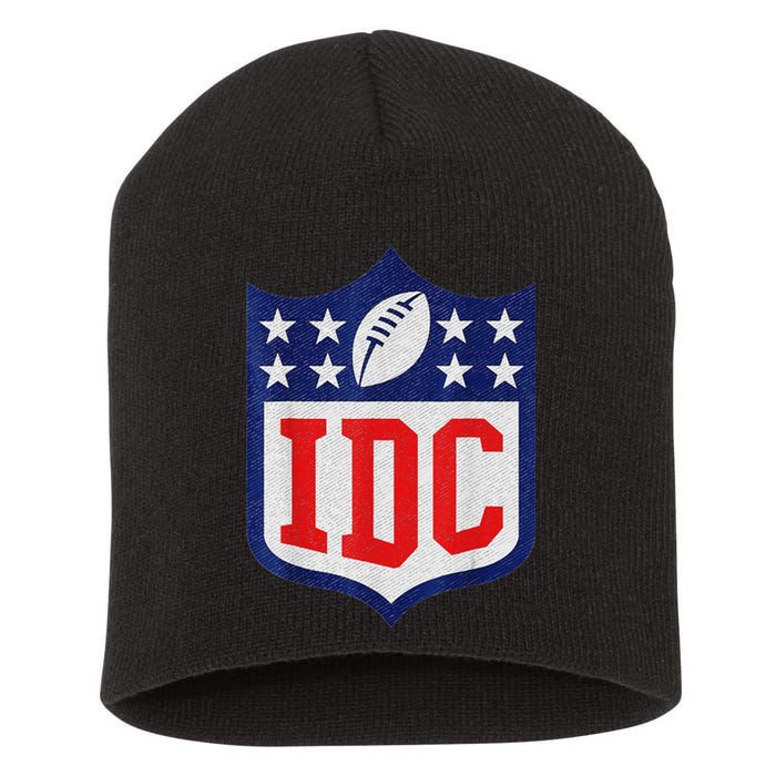 IDC American Football Lover 1 funny sport Short Acrylic Beanie