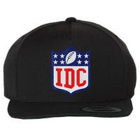 IDC American Football Lover 1 funny sport Wool Snapback Cap