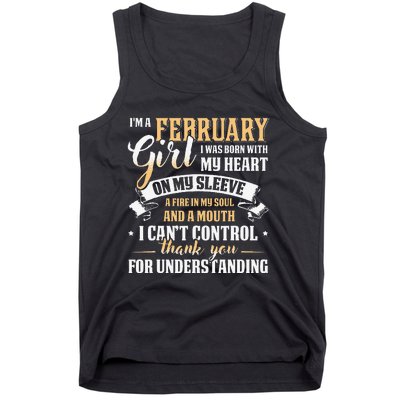 I'm A February Special Gift For Birthday Tank Top