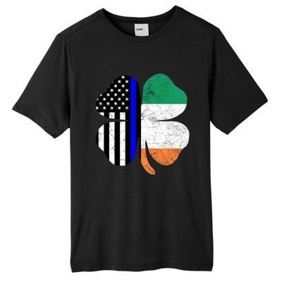 Irish American Flag Police St Patricks Day Saint Paddys Cool Gift Tall Fusion ChromaSoft Performance T-Shirt