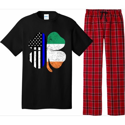 Irish American Flag Police St Patricks Day Saint Paddys Cool Gift Pajama Set