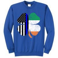 Irish American Flag Police St Patricks Day Saint Paddys Cool Gift Sweatshirt