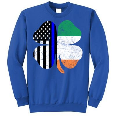 Irish American Flag Police St Patricks Day Saint Paddys Cool Gift Sweatshirt