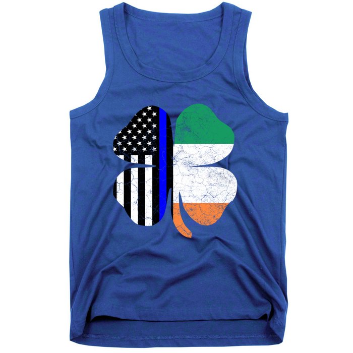 Irish American Flag Police St Patricks Day Saint Paddys Cool Gift Tank Top