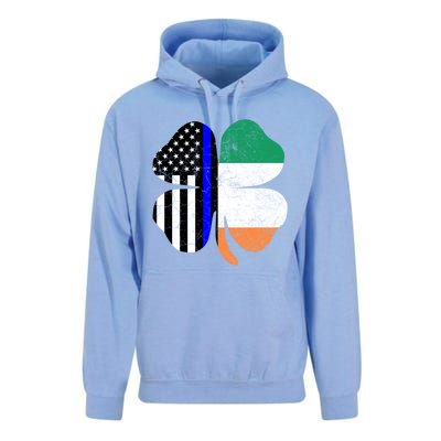 Irish American Flag Police St Patricks Day Saint Paddys Cool Gift Unisex Surf Hoodie