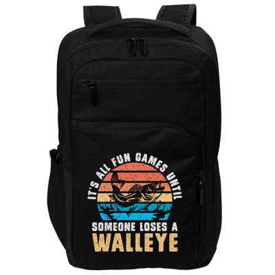 It's All Fun And Game Until Someone Loses A Walleye Fishing Impact Tech Backpack