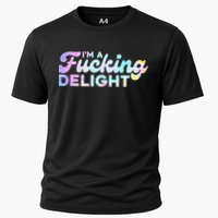 Im A Fucking Delight Funny Sarcasm Im A Delight Tie Dye Performance Shirt