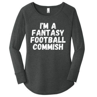 I’m A Fantasy Football Commish, Funny Fantasy Football Guru Women's Perfect Tri Tunic Long Sleeve Shirt