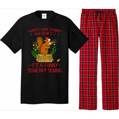 ItS A Funny Squeaky Sound Christmas Squirrel Pajama Set