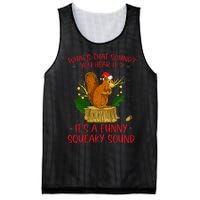 ItS A Funny Squeaky Sound Christmas Squirrel Mesh Reversible Basketball Jersey Tank