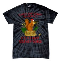 ItS A Funny Squeaky Sound Christmas Squirrel Tie-Dye T-Shirt