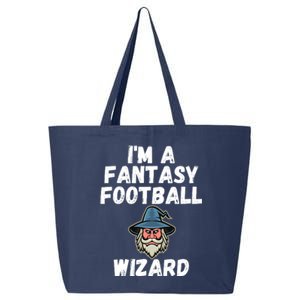 I’m A Fantasy Football Wizard, Funny Fantasy Football Guru 25L Jumbo Tote